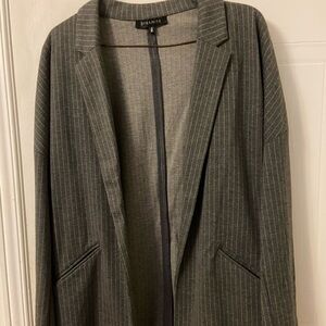 Dynamite Charcoal Pinstripe Jacket